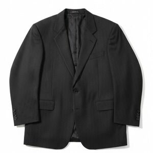 JD Christopher London New York Black Pinstripe Wool Blend Blazer,‎ Men's 40R